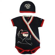 Sozo Baby Boys Ninja Bodysuit and Hat Set