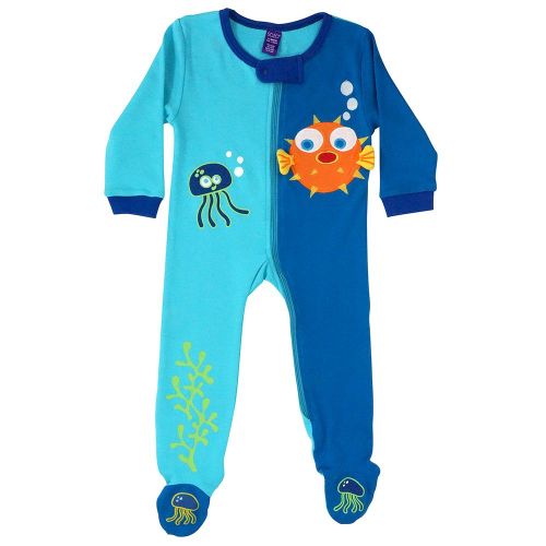  Sozo Baby-Boys Newborn Fish Footie