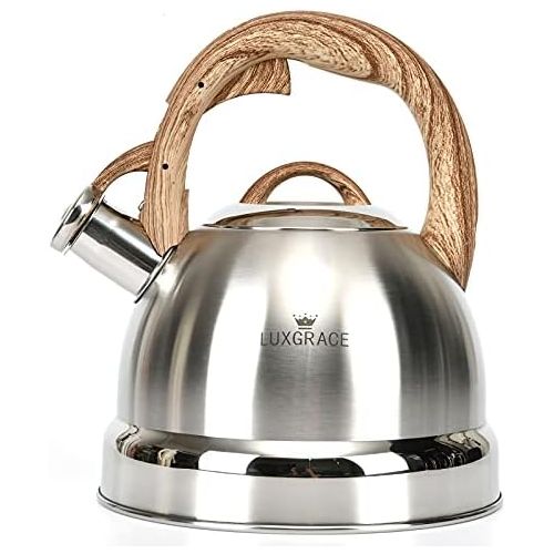  S-p Tea Kettle -2.5 Quart Stovetop Whistling Teapot Stainless Steel Tea Pots for Stove Top Whistle Tea Pot