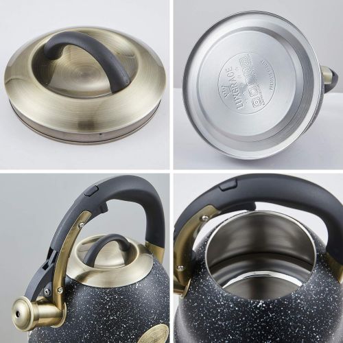  S-p Tea Kettle -2.2 Quart Tea Kettles Stovetop Whistling Teapot Stainless Steel Tea Pots for Stove Top Whistle Tea Pot