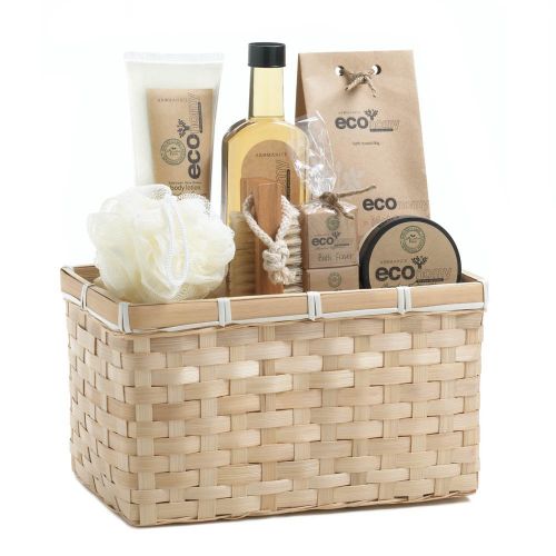  Spa Pleasure Gift Basket Bath, Spa Makeup Girls Body Wash Gift Set (bamboo Sugarcane) (Sold by Case, Pack of 4)