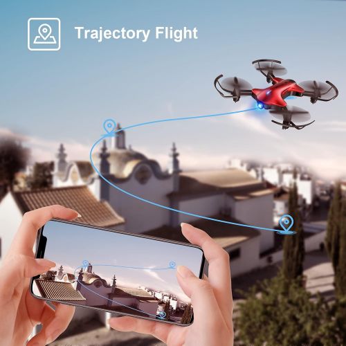  Drone with Camera, DROCON Spacekey 1080P Remote Control Drone for Kids Beginners, FPV Drone App Control, Gravity Control, One-key Return, 2 Batteries, 3 Speed Modes, Foldable Arms