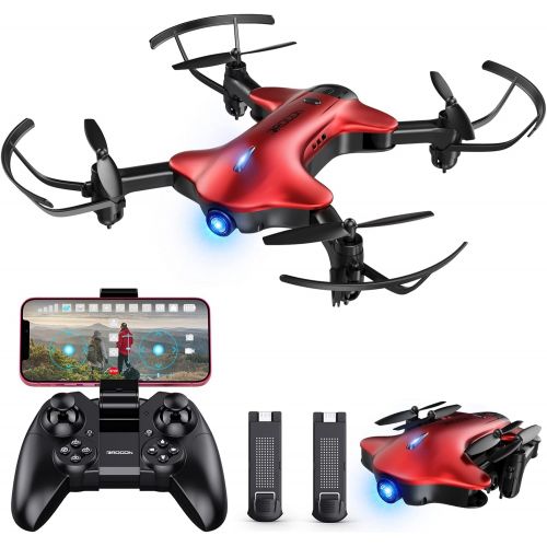  Drone with Camera, DROCON Spacekey 1080P Remote Control Drone for Kids Beginners, FPV Drone App Control, Gravity Control, One-key Return, 2 Batteries, 3 Speed Modes, Foldable Arms