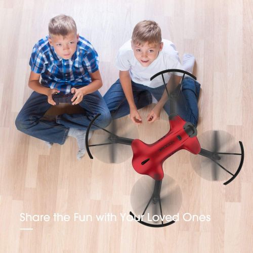  Drone for Kids, Spacekey FPV Wi-Fi Drone with Camera 720P HD, Real-time Video Feed, Great Drone for Beginners, Quadcopter Drone with Altitude Hold, One-Key Take-Off, Landing Foldab