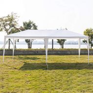 Spaco Folding Shade Tent Sun Shelter Six Sides Two Doors Advertising Tent