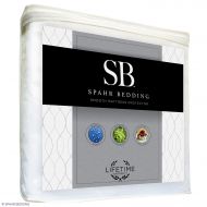 Spahr Bedding Mattress Protector - Superior Smooth Mattress Cover - Hypoallergenic & Breathable - 100% Waterproof - Vinyl Free B