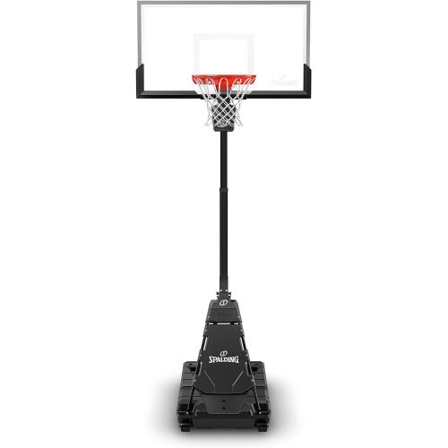 스팔딩 Spalding Momentous EZ Assembly Portable Adjustable Outdoor Basketball Hoop - Assembles in 30 Minutes or Less