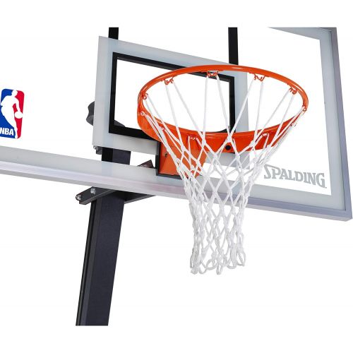 스팔딩 Spalding NBA The Beast Portable Basketball System - 60 Glass Backboard