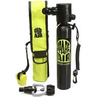 Spare Air Original Mini Scuba Tank - 3 cu ft Dive Cylinder - Made in USA-DOT Marked Tank with Holster, Leash, Refill Adapter