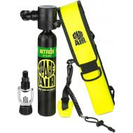 Spare Air Mini Scuba Tank - 3.0 cu ft Nitrox Oxygen Dive Cylinder - Small Emergency Backup Diving Equipment with Holster, Leash, and Refill Adapter