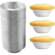 Spare Essentials 120-Pack 5 Inch Small Pie Pans, Disposable Mini Pie Tins, Aluminum Pie Pans for Baking, Storing and Reheating, Pot Pies, Tarts and Quiche