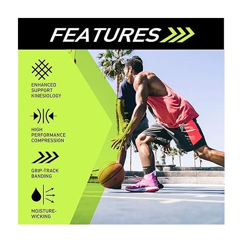  Spark Kinetic Sleeve, Ankle, Small a€“ Non-Slip Compression Support Sleeve with Embedded Kinesiology Tape a€“ for Improved Muscle & Joint Support ￢a€“ Comfortable, Breathable, & Moisture Wicking