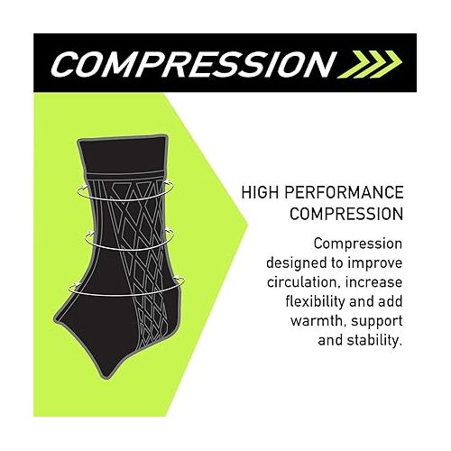  Spark Kinetic Sleeve, Ankle, Small a€“ Non-Slip Compression Support Sleeve with Embedded Kinesiology Tape a€“ for Improved Muscle & Joint Support ￢a€“ Comfortable, Breathable, & Moisture Wicking