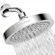 [아마존 핫딜]  [아마존핫딜]SparkPod Shower Head - High Pressure Rain - Luxury Modern Chrome Look - Easy Tool Free Installation - The Perfect Adjustable Replacement For Your Bathroom Shower Heads