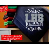 SparkleChikOriginals CHEER Blanket, Cheer High School Spirit Senior Gift, Cheer Team Gift, Gift for Cheerleader, Cheer End of Year Gift, Cheerleader Gift