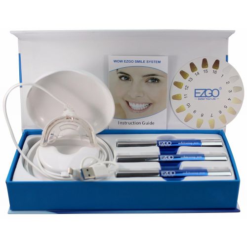  Sparkling White Smiles Deluxe LED Dental Teeth Whitening System - Dental Office Premium Teeth Whitening -...