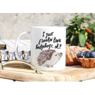 /SparklyPrints Hedgehog Lover Coffee Mug - Cute Hegdehogs Mug - Hedgehog Owner Gift - Hedgehog Person Gifts - Funny Hedgehog Mug - Hedgehog Home Decor