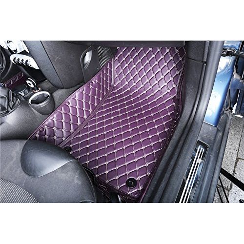  Spartan Autotec - Floor Liners Front and Second RowSeats 3pcsfor Tesla Model S - King Diamond Series - Midnight Black