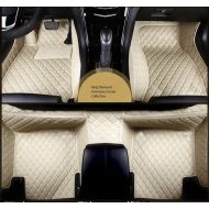 Spartan Autotec - Floor Liners Front, Second & Third RowSeats 3pcsfor Tesla Model X 5/6 Seaters (5 Seaters, Harmony Cream)