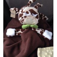 Spartan54 Lullaby blanket baby, Giraffe Blanket, Security blanket, baby blanket, blanket with head, baby shower gift, new baby, giraffe baby blanket