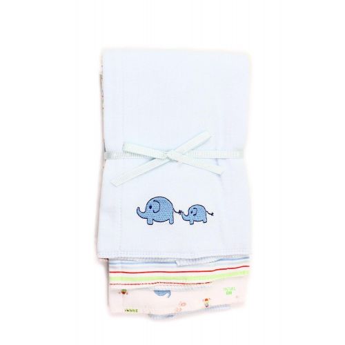  Spasilk Baby-Boys Newborn 3 Pack 100% Cotton Burp Cloths