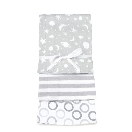  Spasilk Baby-Boys Newborn 3 Pack 100% Cotton Burp Cloths