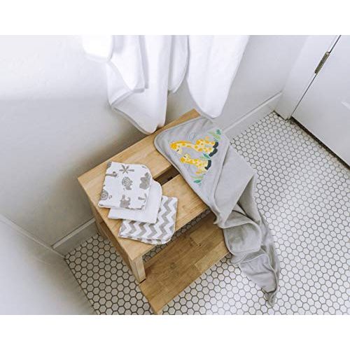  [아마존베스트]Spasilk 23-Piece Essential Baby Bath Gift Set, Grey
