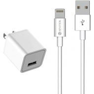 [아마존베스트]USB Charger, Spater Travel Home Wall Charger and a Charging Cable C ompatible with iPhone X, iPhone 8, iPhone 7, iPhone 6, iPhone 5, iPad Mini, iPod Touch, iPods (White)