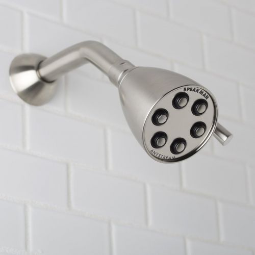  Speakman S-2252-BN Signature Brass Icon Anystream High Pressure Adjustable Shower Head, Brushed Nickel