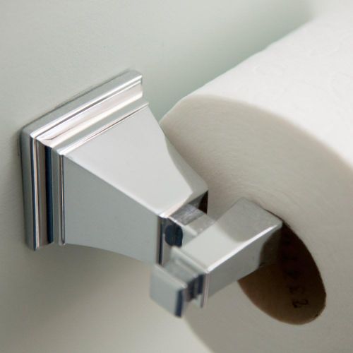  Speakman SA-1305 Rainier Bathroom Square Toilet Paper Holder, Polished Chrome