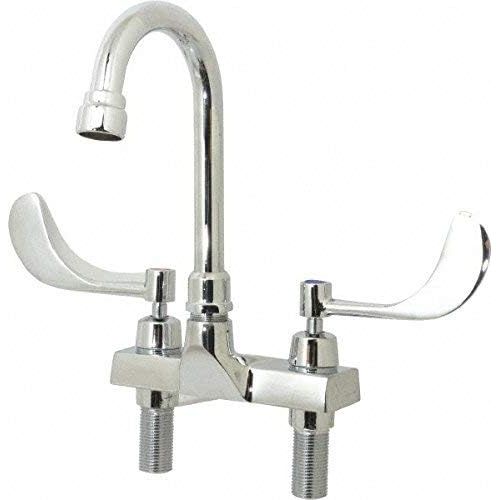  Speakman SC-3084-LD-E Commander Centerset Faucet with 4 Wrist Blade Handles, Chrome