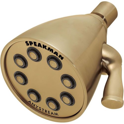  Speakman S-2251 Signature Icon Anystream High Pressure Adjustable Solid Brass Shower Head, Polished Chrome
