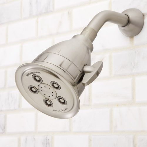  Speakman S-2005-HBFBN Hotel Pure Anystream High Pressure Shower Head-2.5 GPM Adjustable Showerhead with Filter, Brushed Nickel