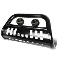 Spec For Dodge Dakota 3 inches Black Bull Bar+6 inches Black Housing Smoked Lens Fog Lights