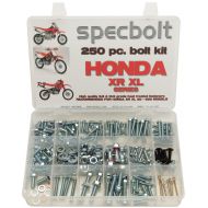 Specbolt Fasteners 250pc Specbolt Honda XR XL four stroke Bolt Kit Maintenance & Restoration of Dirtbike OEM Fasteners XR50 XR80 XR100 XR185 XR200 XR250 XR400 XR500 XR600 XR650 and XR XL models 50 80