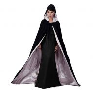 Special Bridal Long Unisex Velvet Capes with Hood Adult Halloween Christmas Cosplay Costume Cloaks