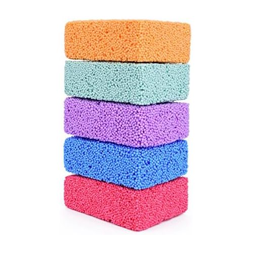  [아마존베스트]Special Supplies Fun Foam Modeling Foam Beads Play Kit, 5 Blocks Children’s Educational Clay for Arts Crafts Kindergarten, Preschool Kids Toys Develop Creativity, Motor Skills