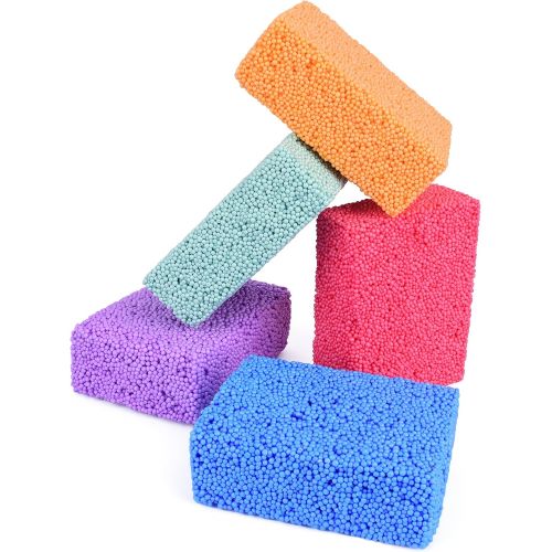  [아마존베스트]Special Supplies Fun Foam Modeling Foam Beads Play Kit, 5 Blocks Children’s Educational Clay for Arts Crafts Kindergarten, Preschool Kids Toys Develop Creativity, Motor Skills