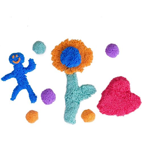  [아마존베스트]Special Supplies Fun Foam Modeling Foam Beads Play Kit, 5 Blocks Children’s Educational Clay for Arts Crafts Kindergarten, Preschool Kids Toys Develop Creativity, Motor Skills