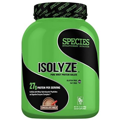  Species Nutrition Isolyze Chocolate Milk Supplement, 3.1 Pound