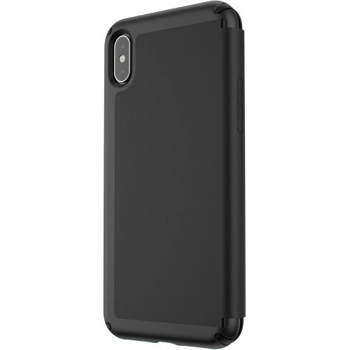  Speck Products Presidio Folio Leather iPhone Xs Max Case, BlackBlack