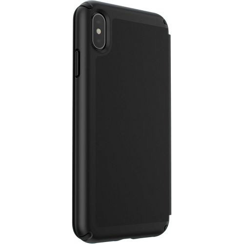  Speck Products Presidio Folio Leather iPhone Xs Max Case, BlackBlack