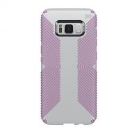 Speck Products Presidio Grip Cell Phone Case for Samsung Galaxy S8 Plus - Dolphin Grey/Bellflower Purple