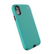 Speck Products Compatible Phone Case for Apple iPhone XS Max, Presidio Sport Case, Jet Ski Teal/Dolphin Grey/Black