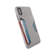 Speck Products Presidio Wallet iPhone Xs Max Case, Cathedral Grey/Smoke Grey