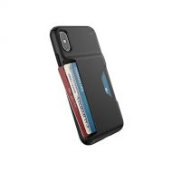 Speck Products Presidio Wallet iPhone Xs/iPhone X Case, Black/Black