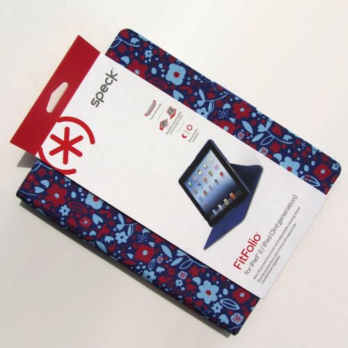  Speck Products FitFolio Protective Cover for iPad 34 - BitsyFloral BlueRed (SPK-A1191)