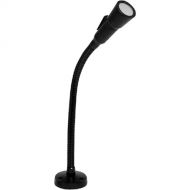 Speco Technologies MGS1 Dynamic Gooseneck Microphone with Push-to-Talk Switch (Black)