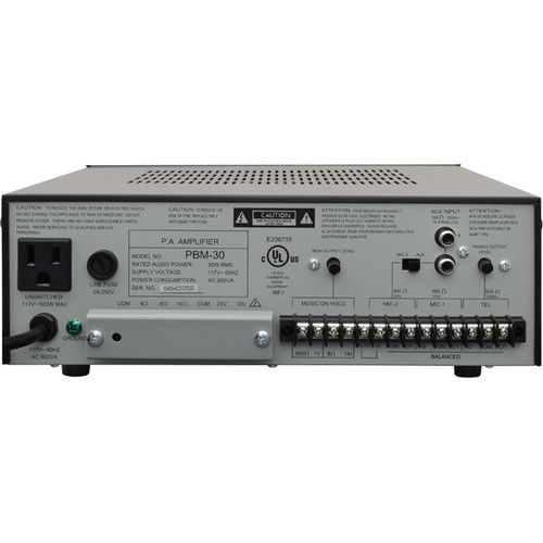  Speco Technologies 30W RMS Public Address Amplifier