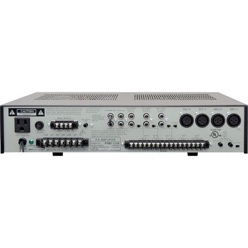  Speco Technologies Contractor Series 120W RMS Public Address Power Mixer Amplifier